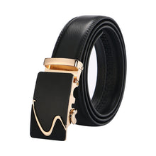 Load image into Gallery viewer, leather strap male automatic buckle belts for men authentic girdle trend men's belts ceinture Fashion designer women jean belt