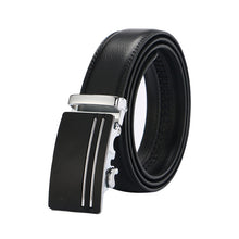 Load image into Gallery viewer, leather strap male automatic buckle belts for men authentic girdle trend men's belts ceinture Fashion designer women jean belt