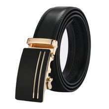 Load image into Gallery viewer, leather strap male automatic buckle belts for men authentic girdle trend men's belts ceinture Fashion designer women jean belt