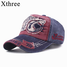 Load image into Gallery viewer, Xthree New Cotton Men baseball cap for women snapback hat Shark embroidery bone caps gorras casual casquette men baseball hats