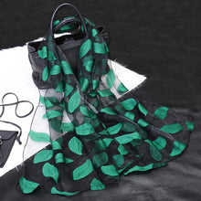 Load image into Gallery viewer, Silk Scarf Womens Summer Breeze Lightweight Sheer Wrap Organza Gauze Scarf S9076