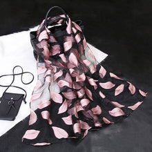 Load image into Gallery viewer, Silk Scarf Womens Summer Breeze Lightweight Sheer Wrap Organza Gauze Scarf S9076