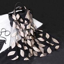 Load image into Gallery viewer, Silk Scarf Womens Summer Breeze Lightweight Sheer Wrap Organza Gauze Scarf S9076